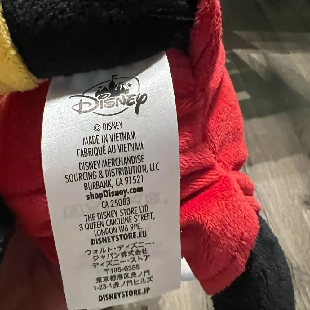 Disney Store Mickey Mouse Plush Stuffed Animal Toy 18”